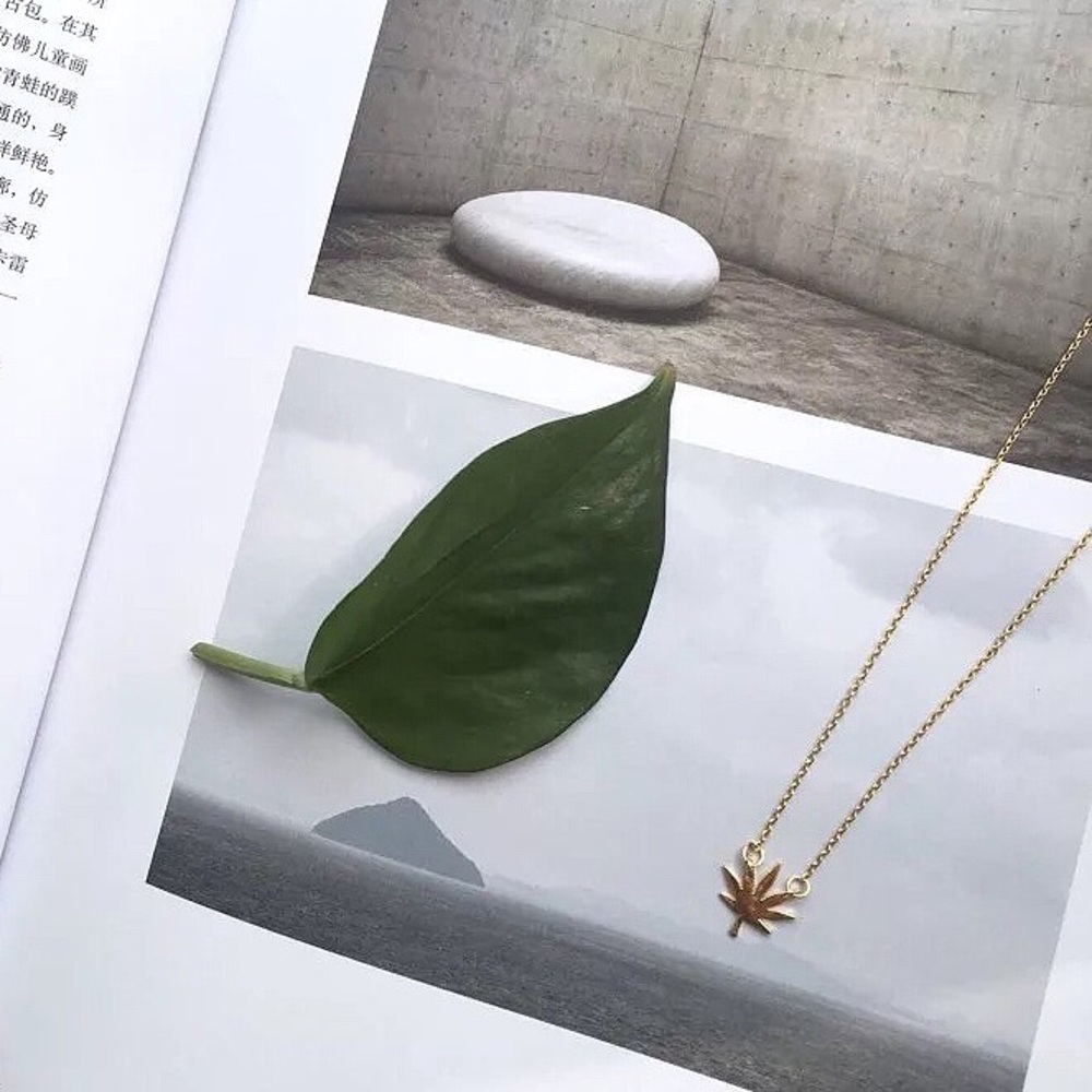 Gold leaf ring - Picture 4 of 4