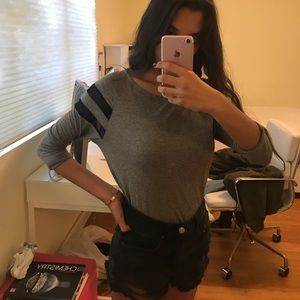 Light grey long sleeve shirt