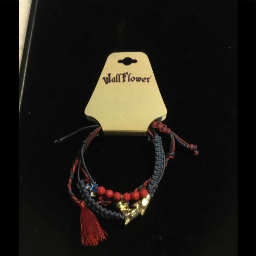 WALLFLOWER RED & BLUE BRACELETS
