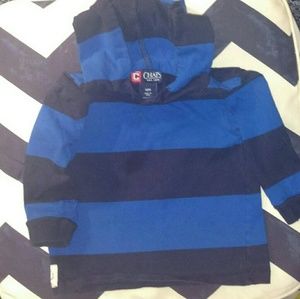 18 month Chaps hooded shirt