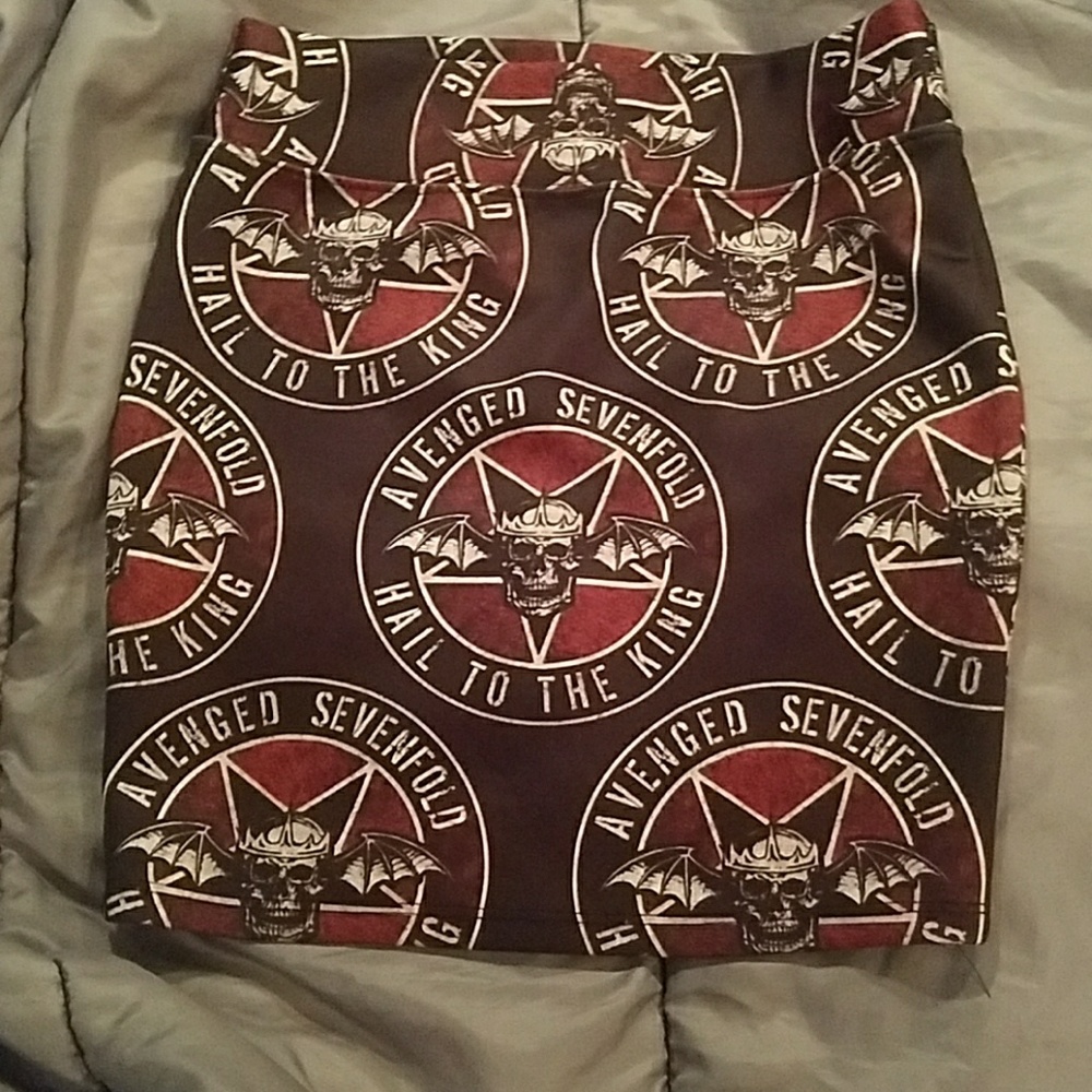 Hot topic Avenged Sevenfold Skirt