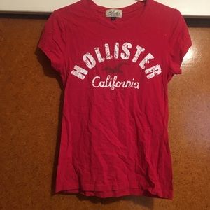 Red Hollister shirt