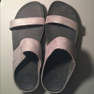 FitFlot comfortable silver and black