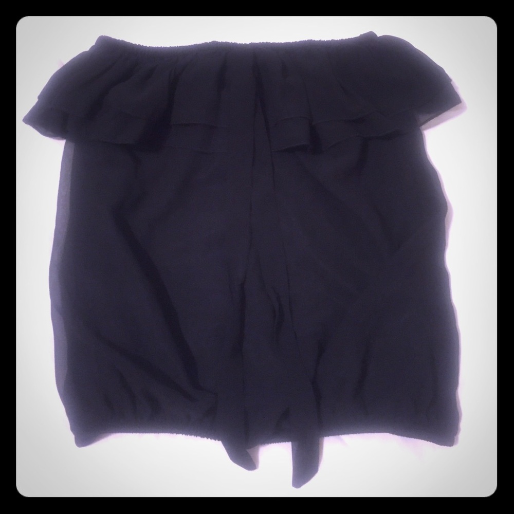 Strapless black top (Miss Chievous), small
