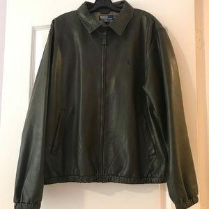 Polo by Ralph Lauren Genuine Leather Bomber Jacket
