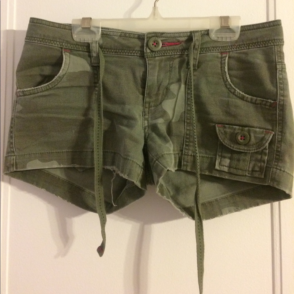 Green Camo Shorts