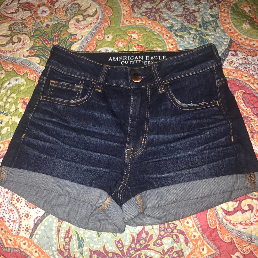 denim shorts