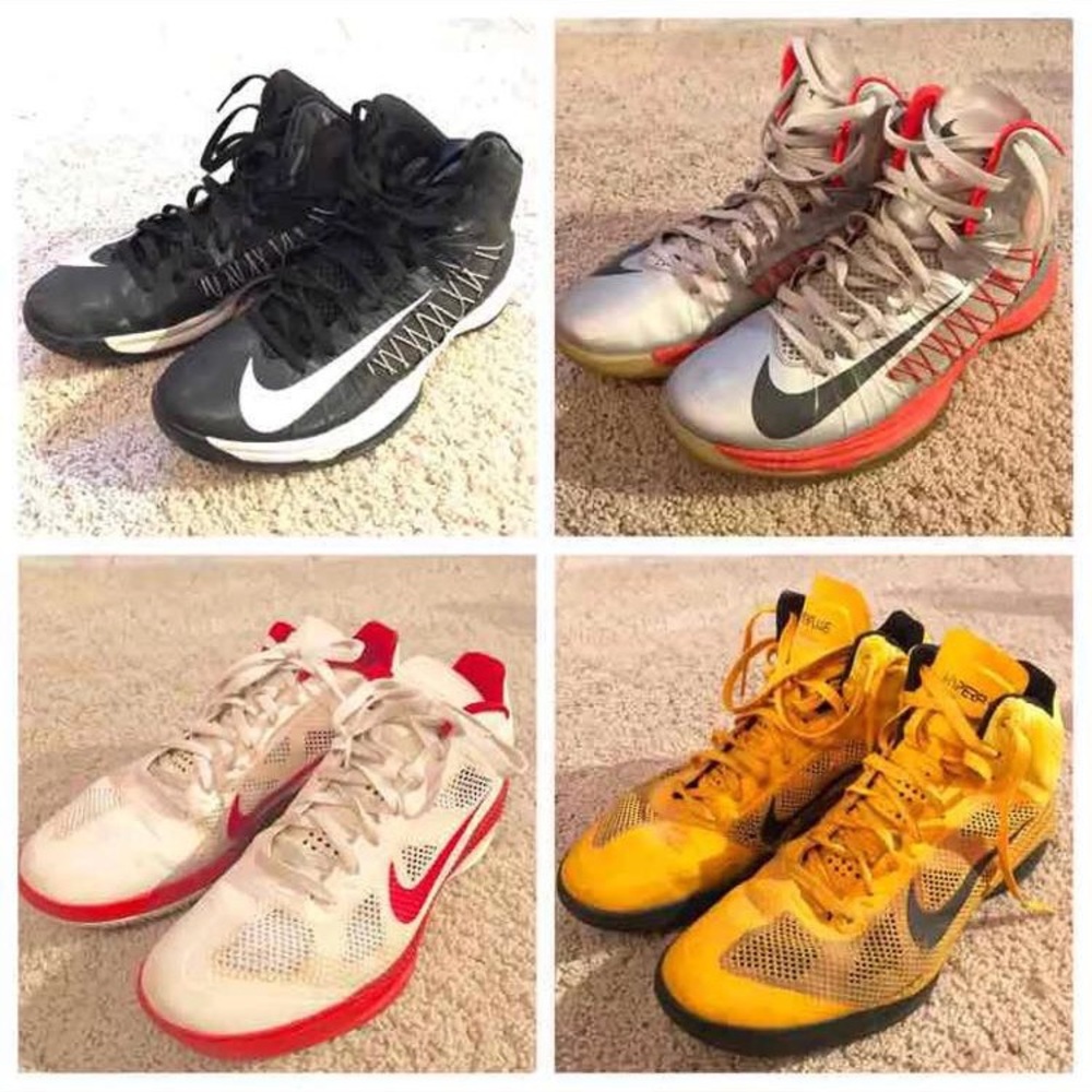 Nike hyperdunk and hyperfuse
