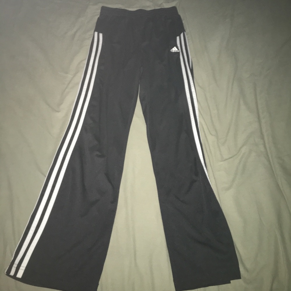 Black adidas sweat pants
