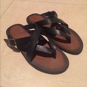 ✅JustPriceDropped - Zara Leather Gladiator Sandals