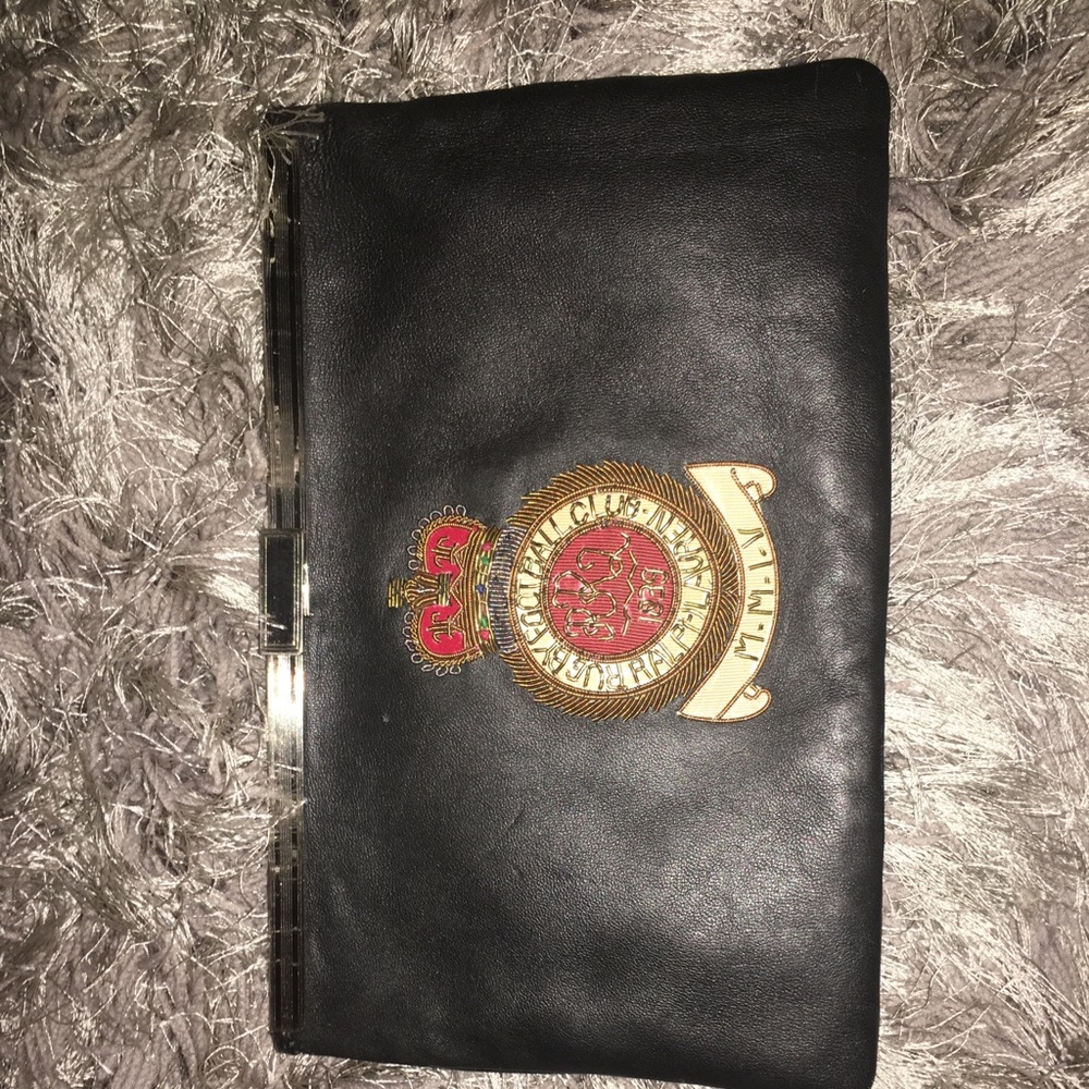 Ralph Lauren black clutch