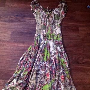 Patterned Maxi Dress