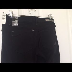 Express black legging jean