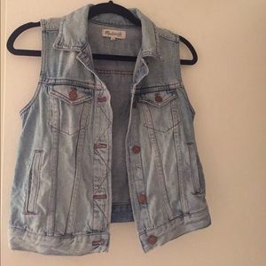 Size S Madewell Denim Vest