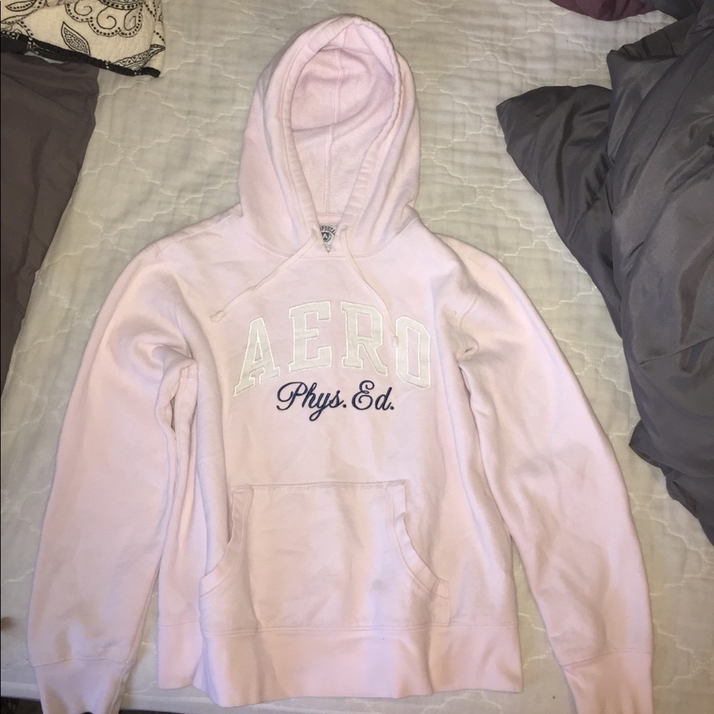 Pale pink AERO hoodie