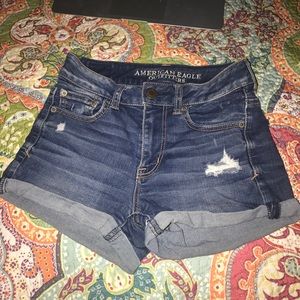 denim shorts