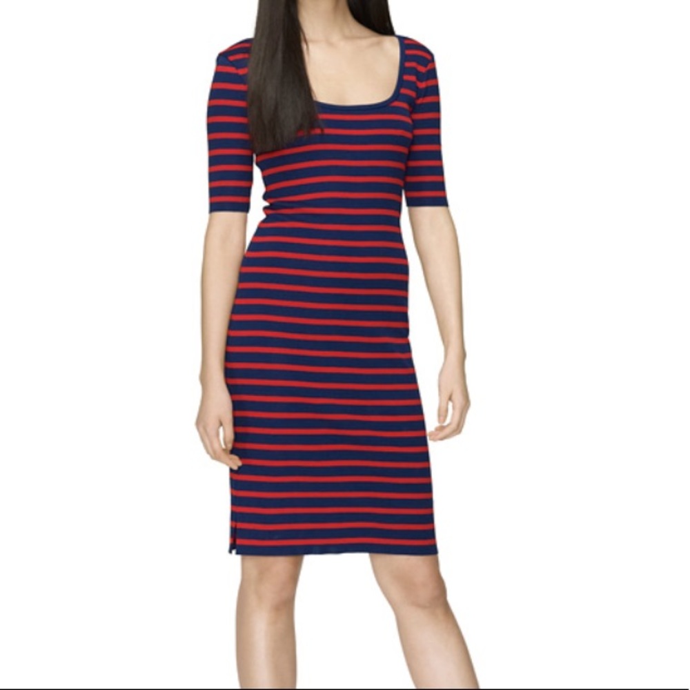Ralph Lauren striped red and navy dress