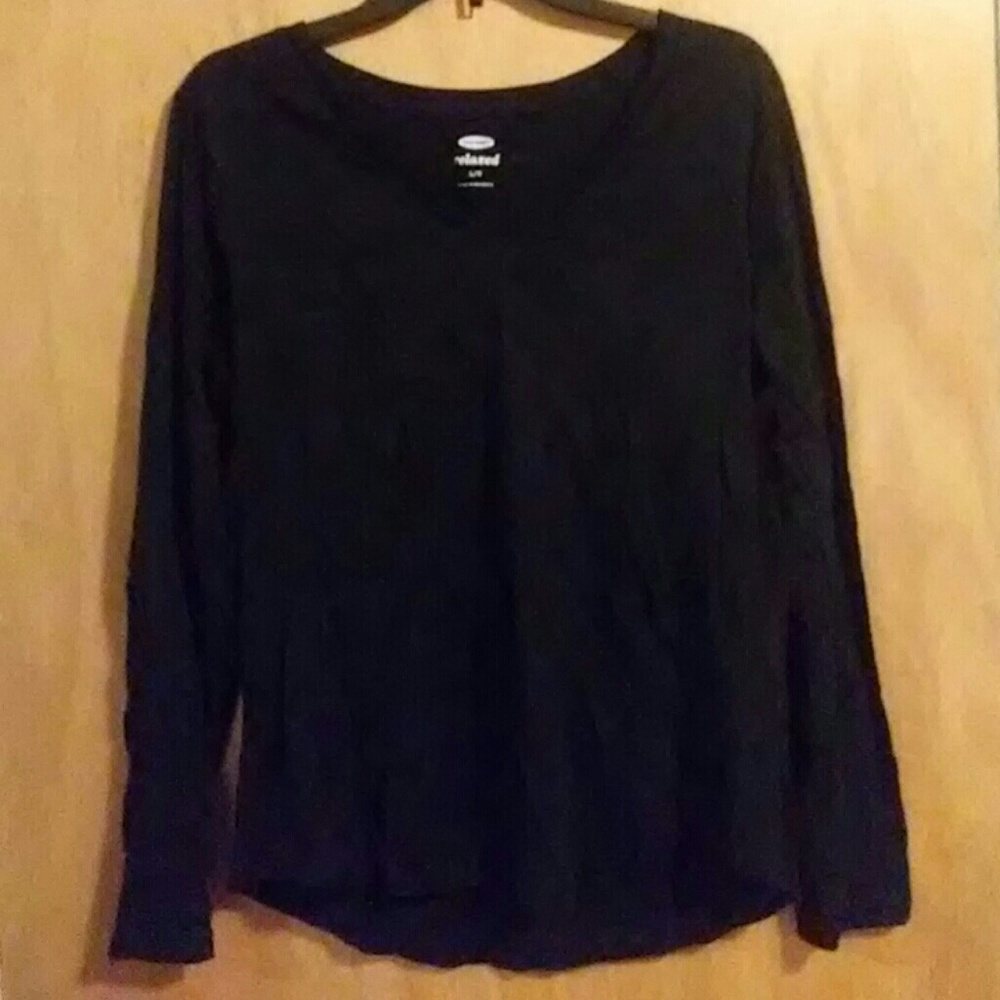 Women's Black V-Neck