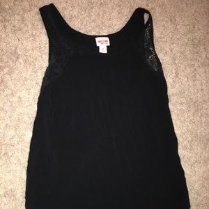 Black tank top