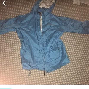 Blue marmot rain coat