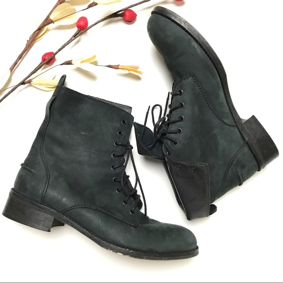 Madewell Shoes - Madewell 1937 Black Lace-up Combat Boot