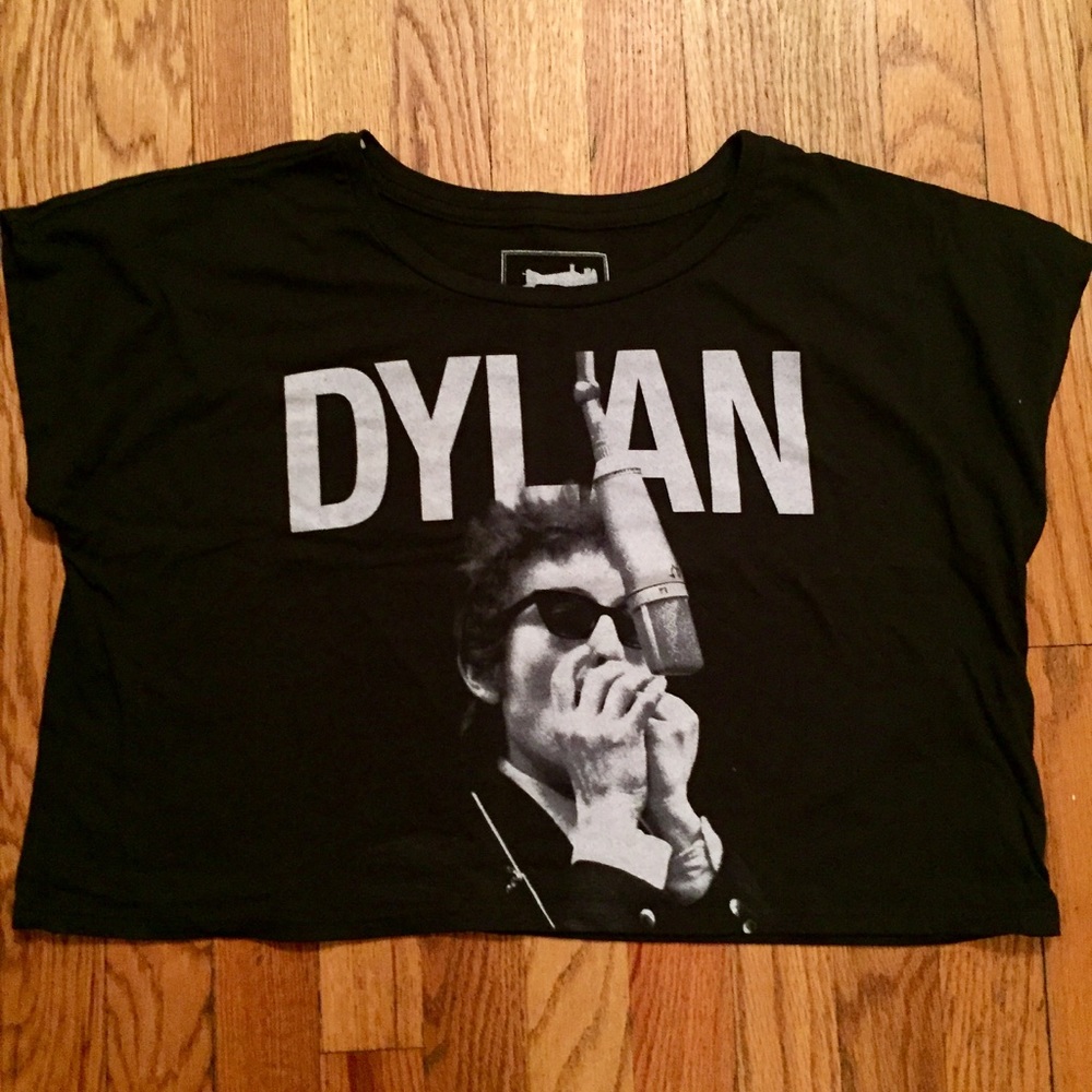 Bob Dylan cropped t-shirt