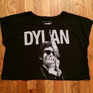 Bob Dylan cropped t-shirt