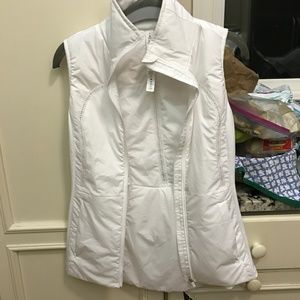 White Lulu Lemon Running Vest