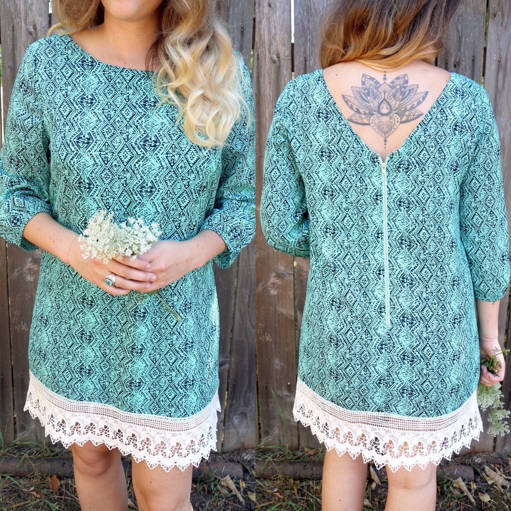 Elegant Aztec Dress