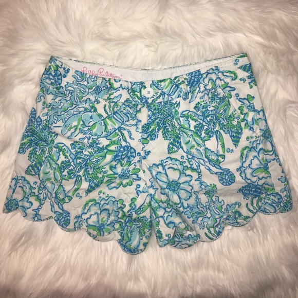 Lilly Pulitzer Pants - Lilly Pulitzer Print Scalloped Buttercup Shorts 4