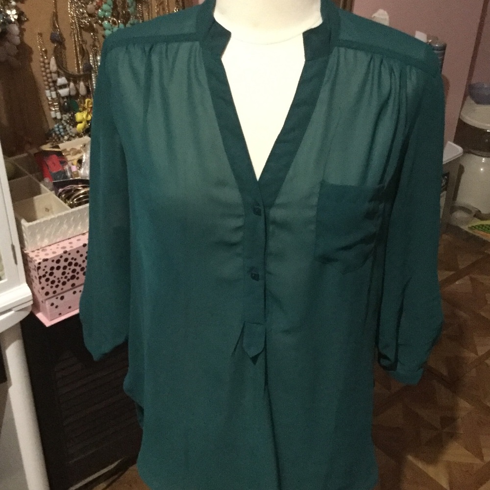 Sheer blouse