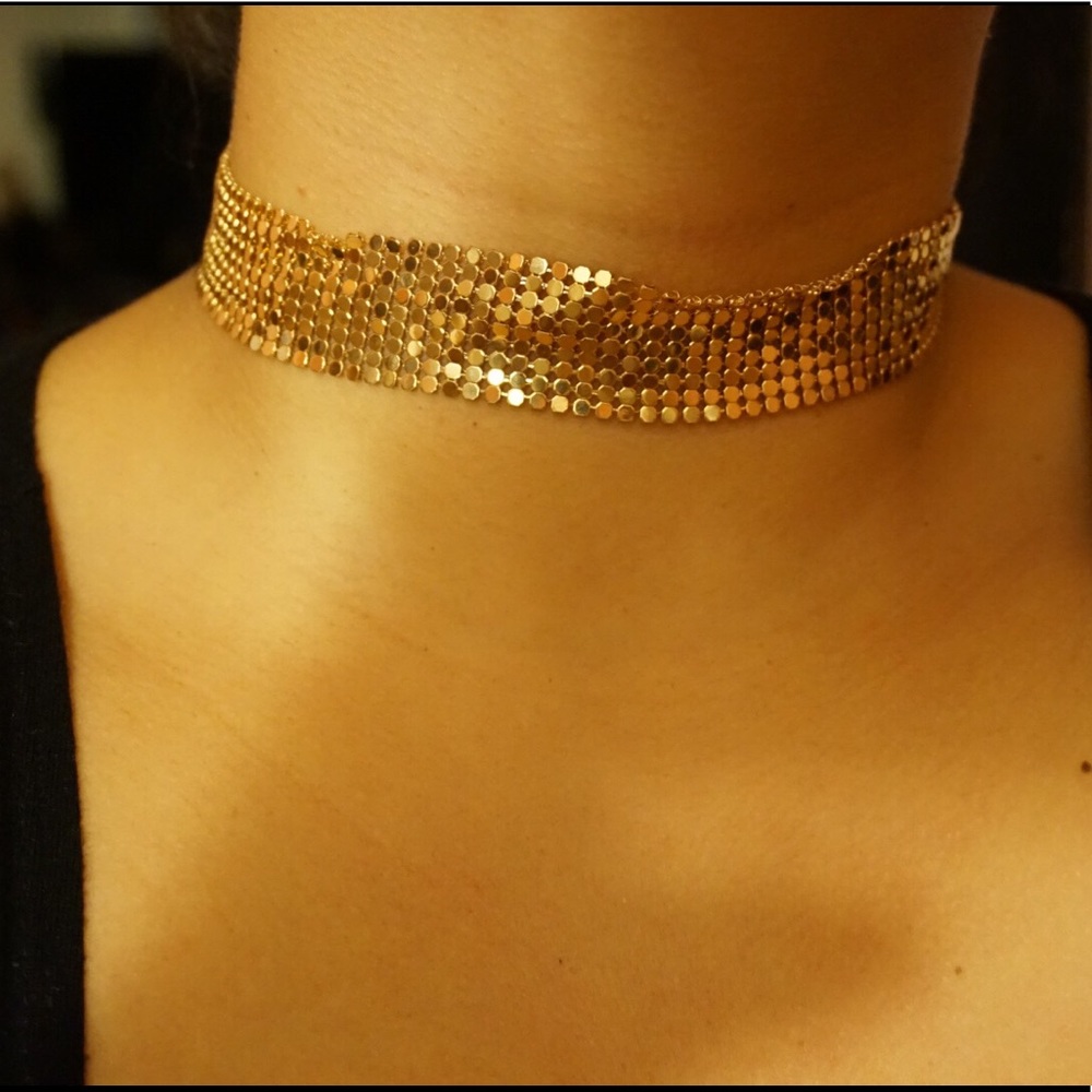 Gold Choker Necklace