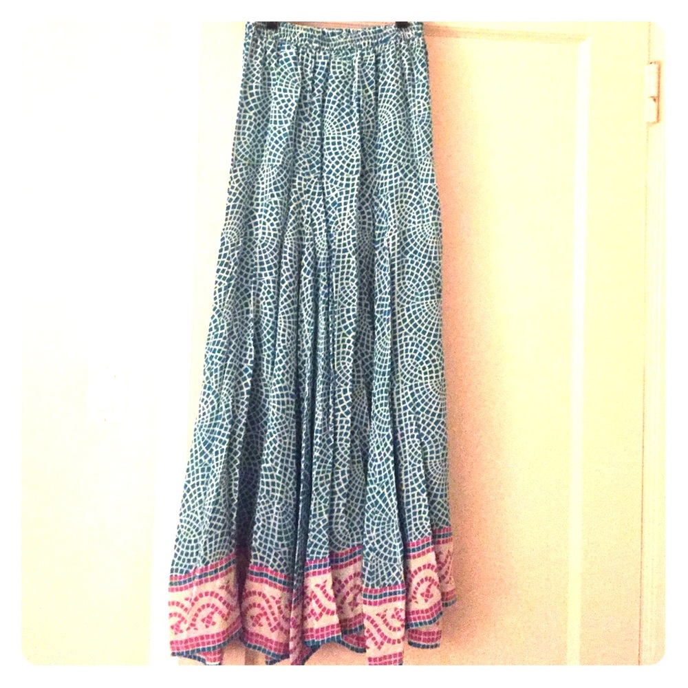 Long flowy skirt