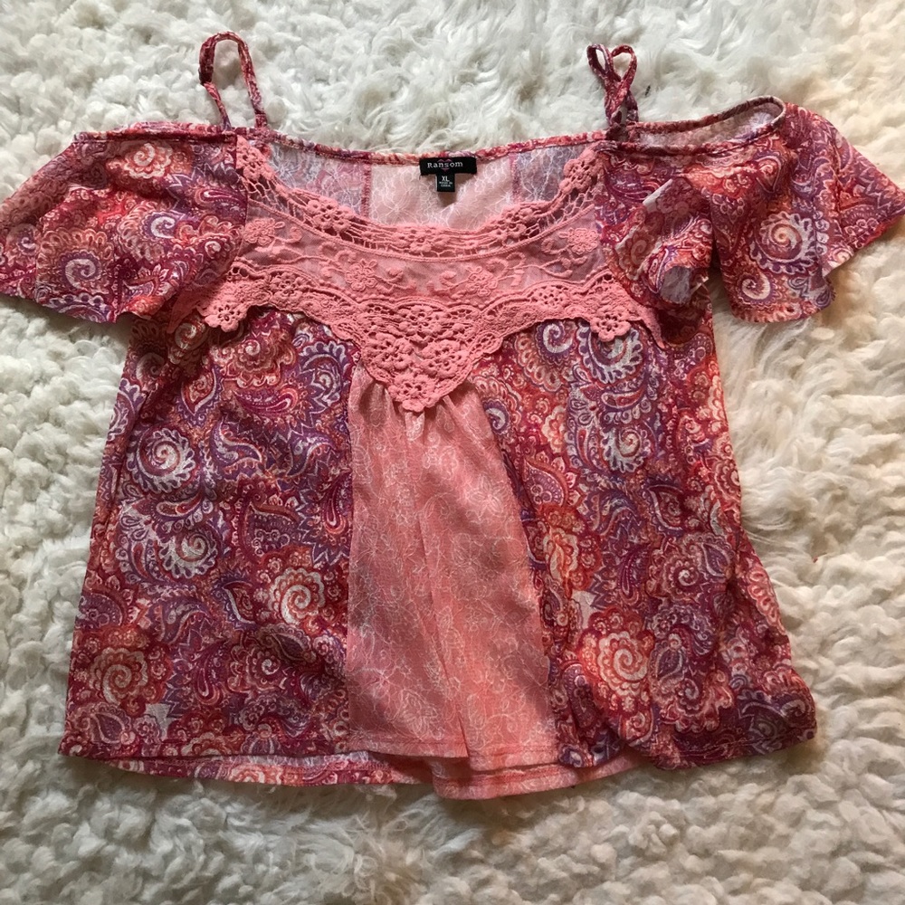 Off the shoulder blouse