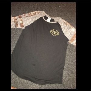 Victoria secret sequin quarter sleeve