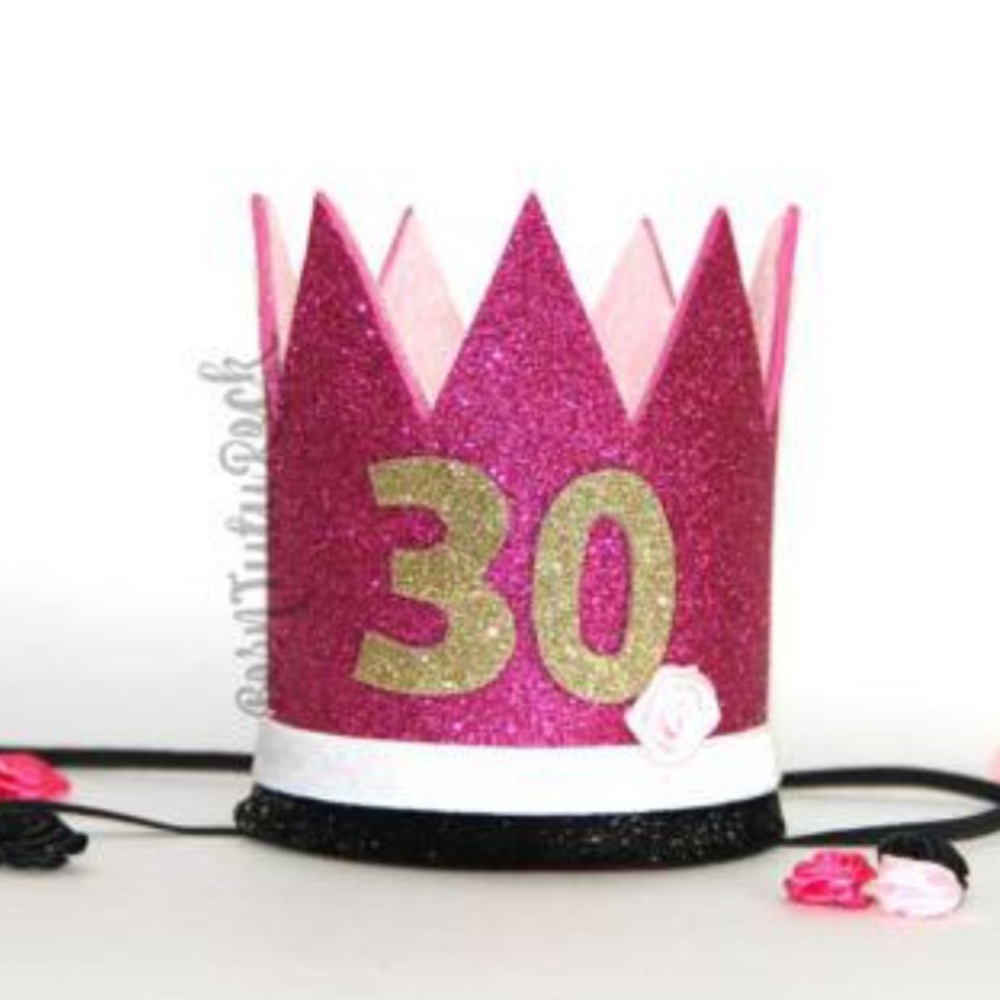30th Birthday Crown - Picture 3 of 5