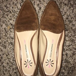 Brown Issac Mizrahi loafers