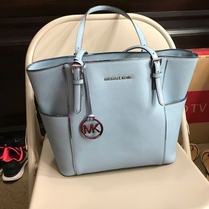 Michael kors baby blue purse