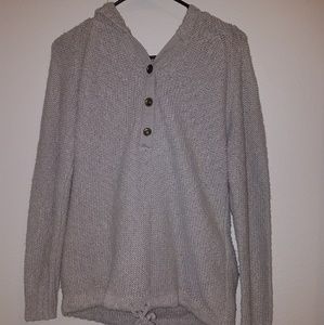 Cozy Old Navy Grey Knitted Hoodie