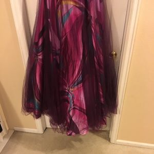Colorful prom dress