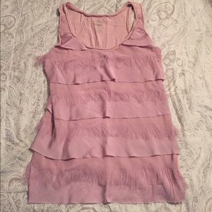 4/$20 Old Navy ruffle tank, size small