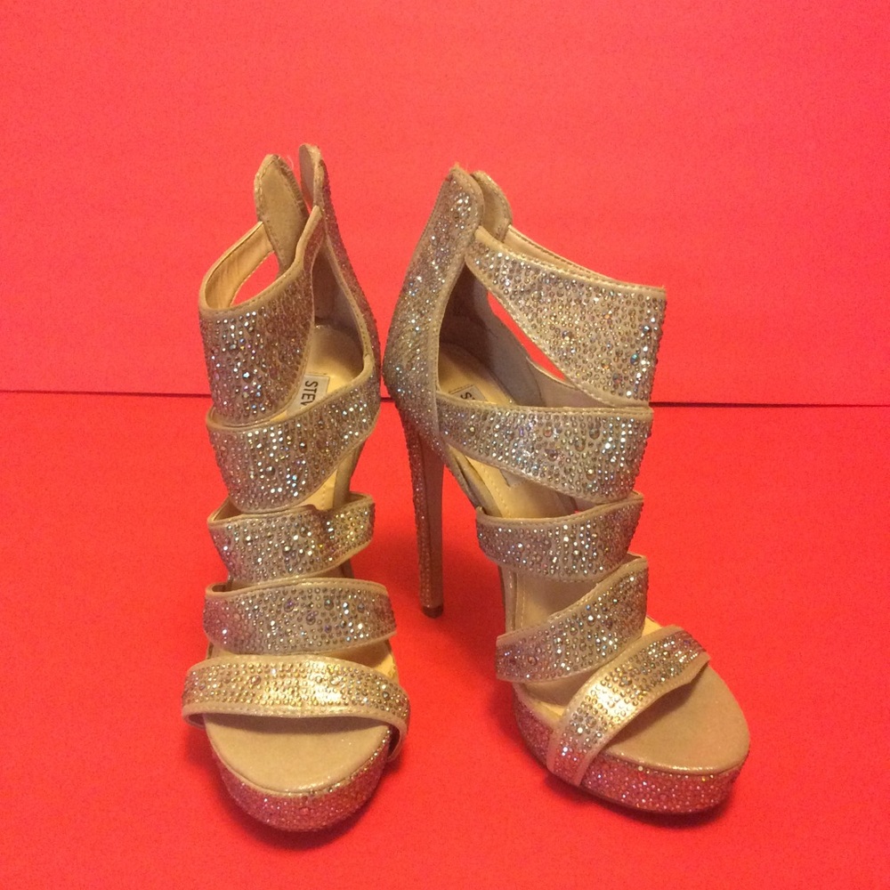 5" Rhinestone Steve Madden Dress Heels