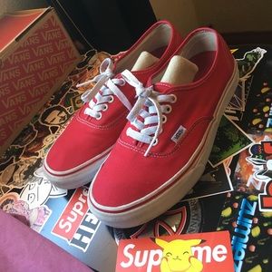 Vans Authentic Red