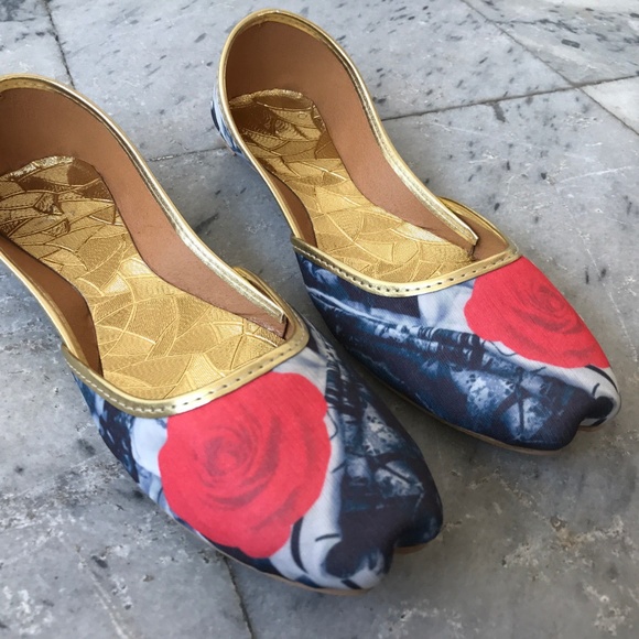 Women Khusa Pakistan Sandal Bollywood Mojari Jutti - Picture 2 of 8