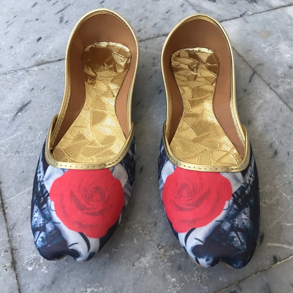 Women Khusa Pakistan Sandal Bollywood Mojari Jutti - Picture 3 of 8