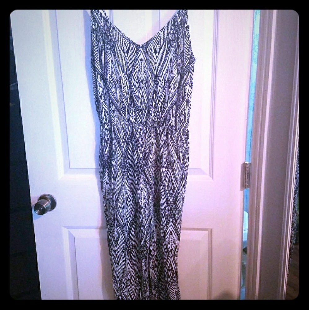 Zara B/W printed jumpsuit