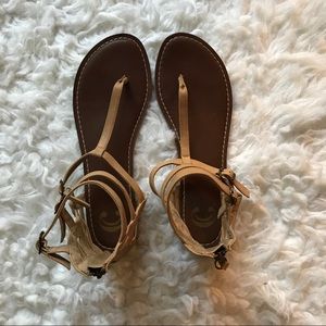 Cute strappy ankle sandals