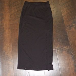Forever 21 Long Slit Skirt