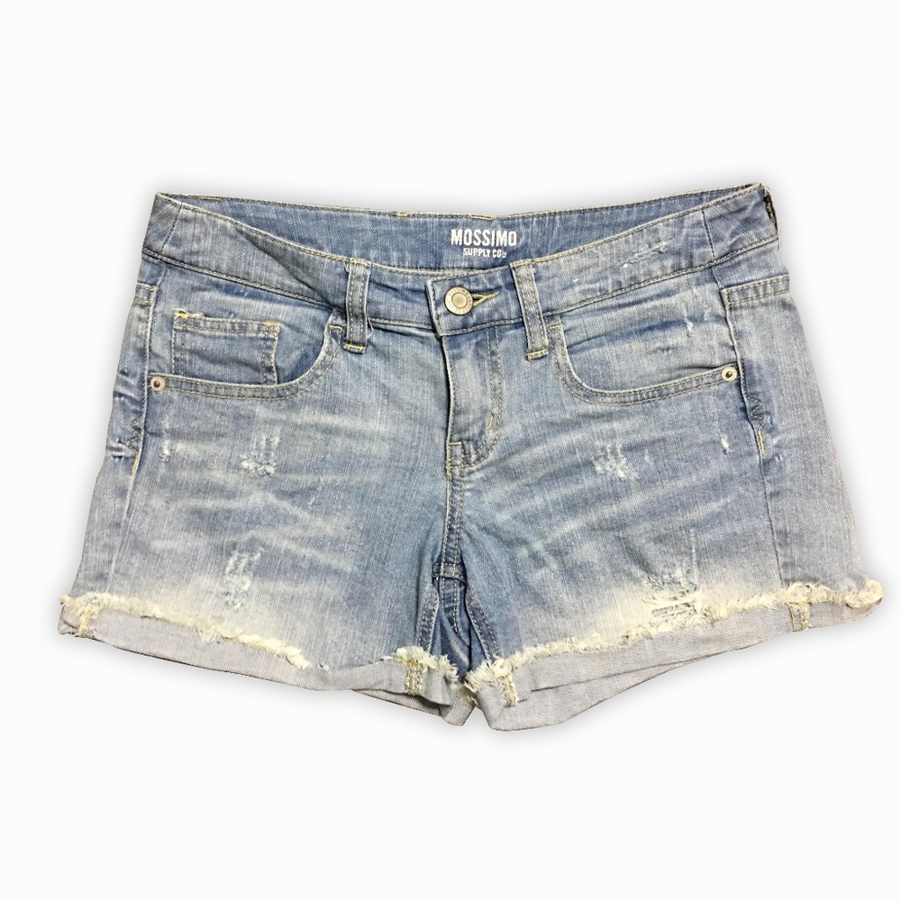 Distressed Vintage Jean Shorts