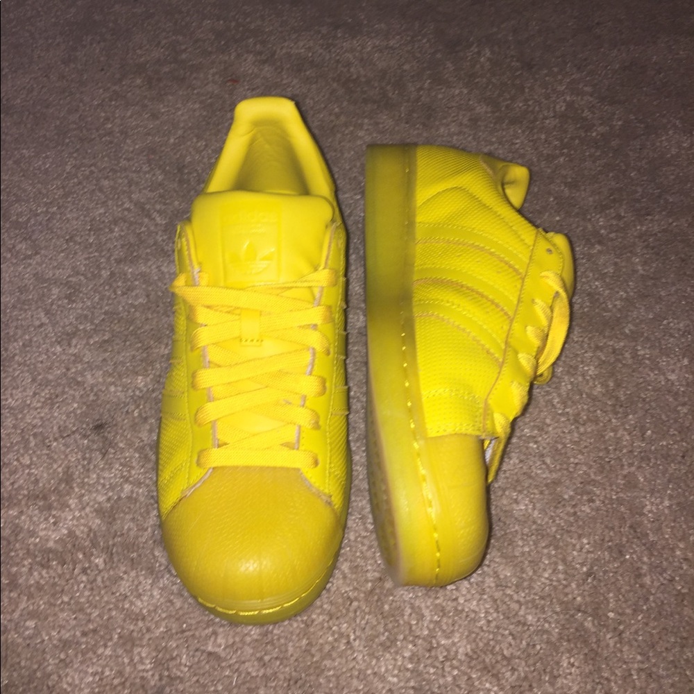 Adidas Shoes : Yellow Color